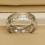 Bvlgari Parentesi ring 18k white gold, 61 - Image 5