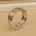Bvlgari Parentesi ring 18k white gold, 61 - Image 6