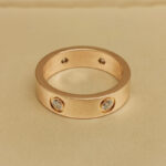Cartier Love ring 18k rose gold, classic model, 6 diamonds, 58 - Image 6