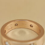 Cartier Love ring 18k rose gold, classic model, 6 diamonds, 58 - Image 10