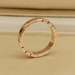 Chopard Ice Cube ring 18k rose gold, single diamond, 56 - Image 5