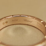 Chopard Ice Cube ring 18k rose gold, single diamond, 56 - Image 8