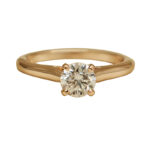 Cartier Engagement ring 18k rose gold, 0.57 ct diamond, 52