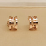 Bvlgari B.zero1 Legend earrings 18k rose gold, diamond - Image 2