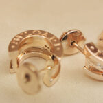 Bvlgari B.zero1 Legend earrings 18k rose gold, diamond - Image 8