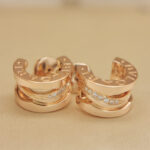 Bvlgari B.zero1 Legend earrings 18k rose gold, diamond - Image 10