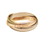 Cartier Trinity ring 18k tri-colour gold, narrow, 48