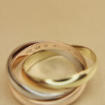 Cartier Trinity ring 18k tri-colour gold, narrow, 48 - Image 9