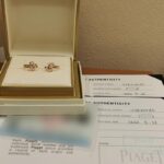 Piaget earrings 18k rose gold, diamond, clip-ons - Image 3