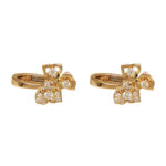 Piaget earrings 18k rose gold, diamond, clip-ons