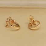 Piaget earrings 18k rose gold, diamond, clip-ons - Image 4