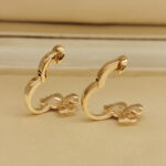 Piaget earrings 18k rose gold, diamond, clip-ons - Image 6