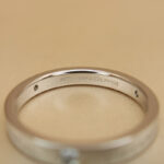 Tiffany & Co. ring Platinum, 3 diamonds, 16 - Image 8