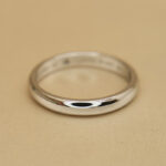 Cartier Signature ring platinum, single diamond, 52 - Image 9