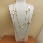 Chopard Happy Hearts Sautoir necklace 18k rose gold, MOP, diamond - Image 3