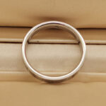 Tiffany & Co. Signature ring platinum 3 diamonds, wide model, 20 - Image 7