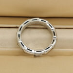 Bvlgari Serpenti Viper ring 18k white gold, diamond, 47 - Image 3