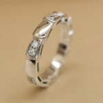 Bvlgari Serpenti Viper ring 18k white gold, diamond, 47 - Image 10