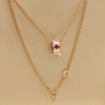 Bvlgari Serpenti Viper necklace 18k rose gold, Ruby (May 24) - Image 5