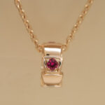 Bvlgari Serpenti Viper necklace 18k rose gold, Ruby (May 24) - Image 7