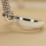 Chopard Happy Spirit necklace 18k white gold, Ruby, diamond - Image 6