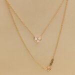 Tiffany & Co. Heart necklace 18 rose gold, 3 diamonds - Image 4