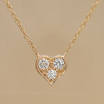 Tiffany & Co. Heart necklace 18 rose gold, 3 diamonds - Image 6