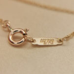 Tiffany & Co. Heart necklace 18 rose gold, 3 diamonds - Image 9