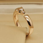Cartier Panthère ring 18k rose gold, large model, 60 - Image 3