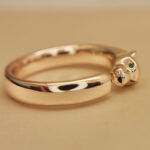 Cartier Panthère ring 18k rose gold, large model, 60 - Image 7