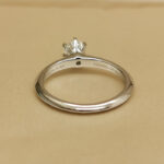 Tiffany & Co. ring platinum classic 6 claw 0.39ct solitaire diamond,11 - Image 5