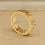 Cartier ring 18k rose gold, Pink Sapphire, wide model, 53 - Image 4