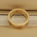 Cartier ring 18k rose gold, Pink Sapphire, wide model, 53 - Image 6