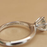 Tiffany & Co. Classic 6 Claw ring, platinum,1.09ct solitaire diamond,9 - Image 7