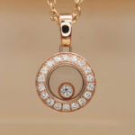 Chopard Happy Diamonds Icons necklace 18k rose gold, diamond - Image 3
