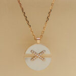 Chaumet Liens necklace 18k rose gold, mother-of-pearl, diamond - Image 3