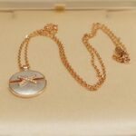 Chaumet Liens necklace 18k rose gold, mother-of-pearl, diamond - Image 5