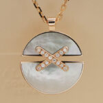 Chaumet Liens necklace 18k rose gold, mother-of-pearl, diamond - Image 7
