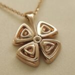 Bvlgari Fiorever necklace 18k rose gold, large, diamond - Image 7