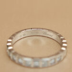 Chopard Ice Cube ring 18k white gold, half set diamonds, 46 - Image 8