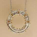 Tiffany & Co. Schlumberger Sixteen necklace platinum, diamond - Image 7