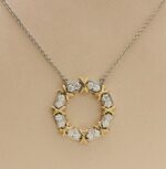 Tiffany & Co. Schlumberger Sixteen necklace platinum, diamond - Image 8