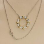 Tiffany & Co. Schlumberger Sixteen necklace platinum, diamond - Image 9