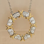 Tiffany & Co. Schlumberger Sixteen necklace platinum, diamond - Image 2