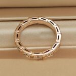 Bvlgari Serpenti Viper ring 18k rose gold, diamond, 48 - Image 4