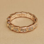 Bvlgari Serpenti Viper ring 18k rose gold, diamond, 48 - Image 6