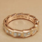 Bvlgari Serpenti Viper ring 18k rose gold, diamond, 48 - Image 8