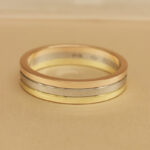 Cartier Vendôme Louis Cartier ring tri-colour gold,wide,62 - Image 2