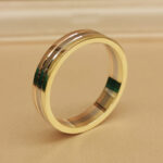 Cartier Vendôme Louis Cartier ring tri-colour gold,wide,62 - Image 4