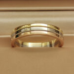 Cartier Vendôme Louis Cartier ring tri-colour gold,wide,62 - Image 5